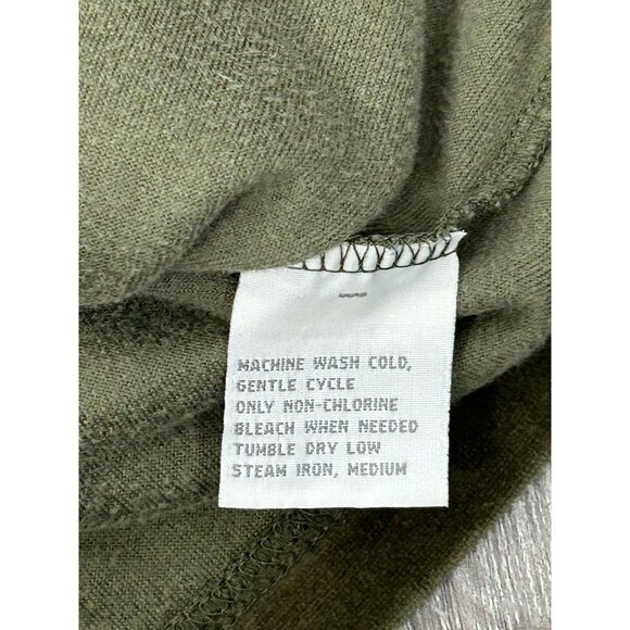 Erika Velour Zip-Up Jacket Women's Sz M Olive Green Soft Lounge Top with Pockets - Picture 5 of 8